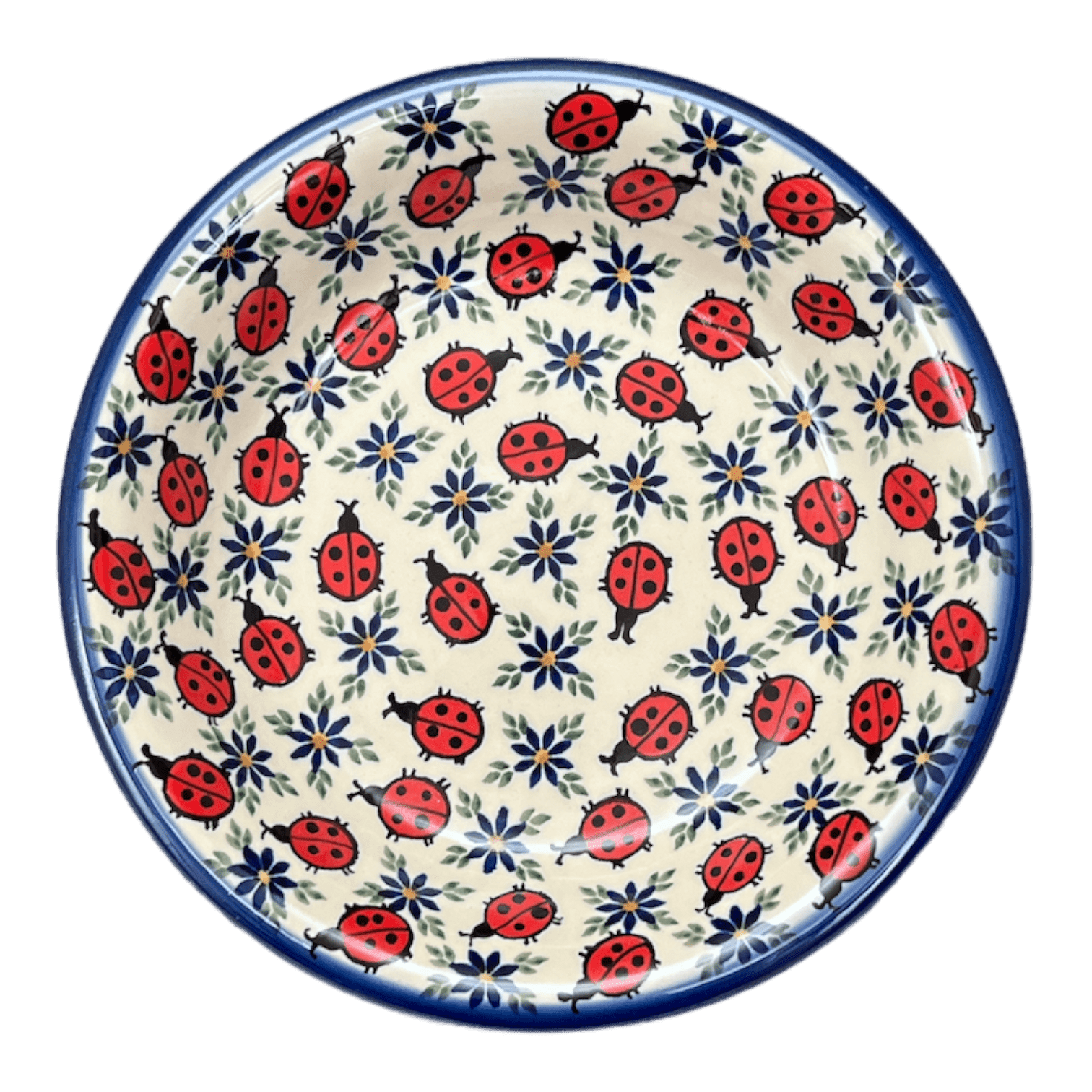 Bowl, Round, Pasta, 9" in "Lovely Ladybugs" by Andy | NDA112-18