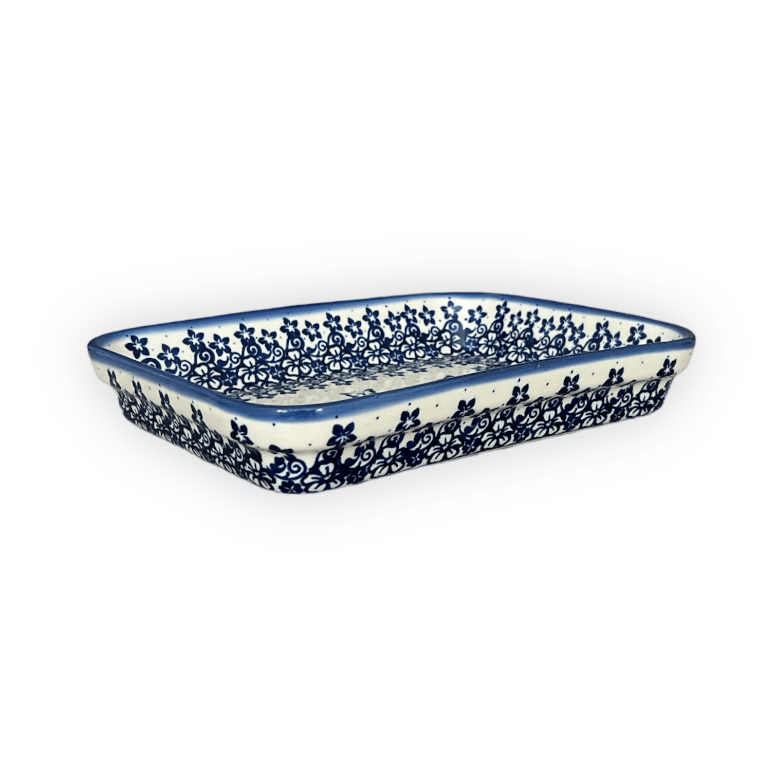 Baker, Rectangular, 8" x 10" in "Butterfly Blues" by Andy | NDA125-17