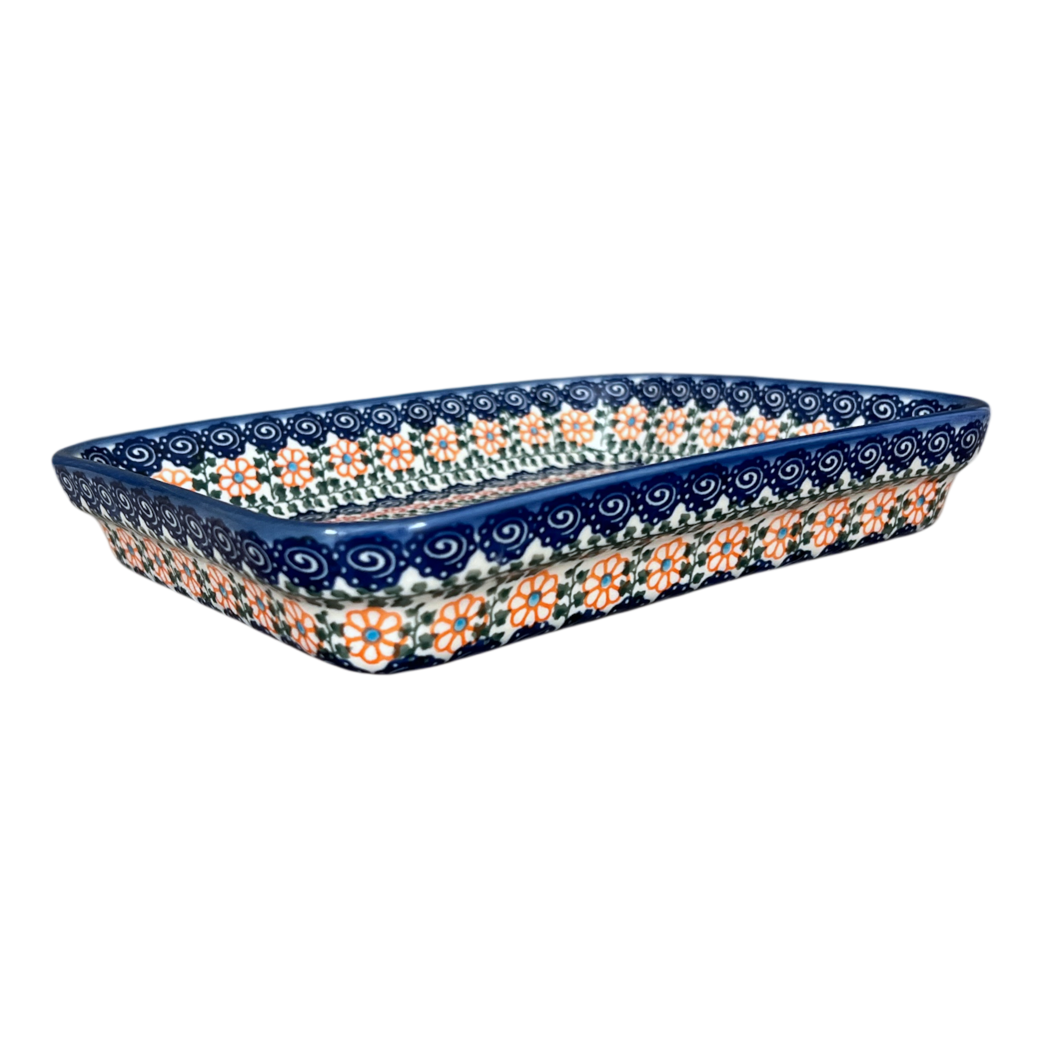 Baker, Rectangular, 8" x 10" in "Zany Zinnia" by Andy | NDA125-35