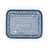 Baker, Rectangular, 8" x 10" in "Blue Daisy Spiral" by Andy | NDA125-38