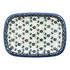 Tray, Serving, 8" x 11" in "Blue Lattice" by Andy | NDA154-6