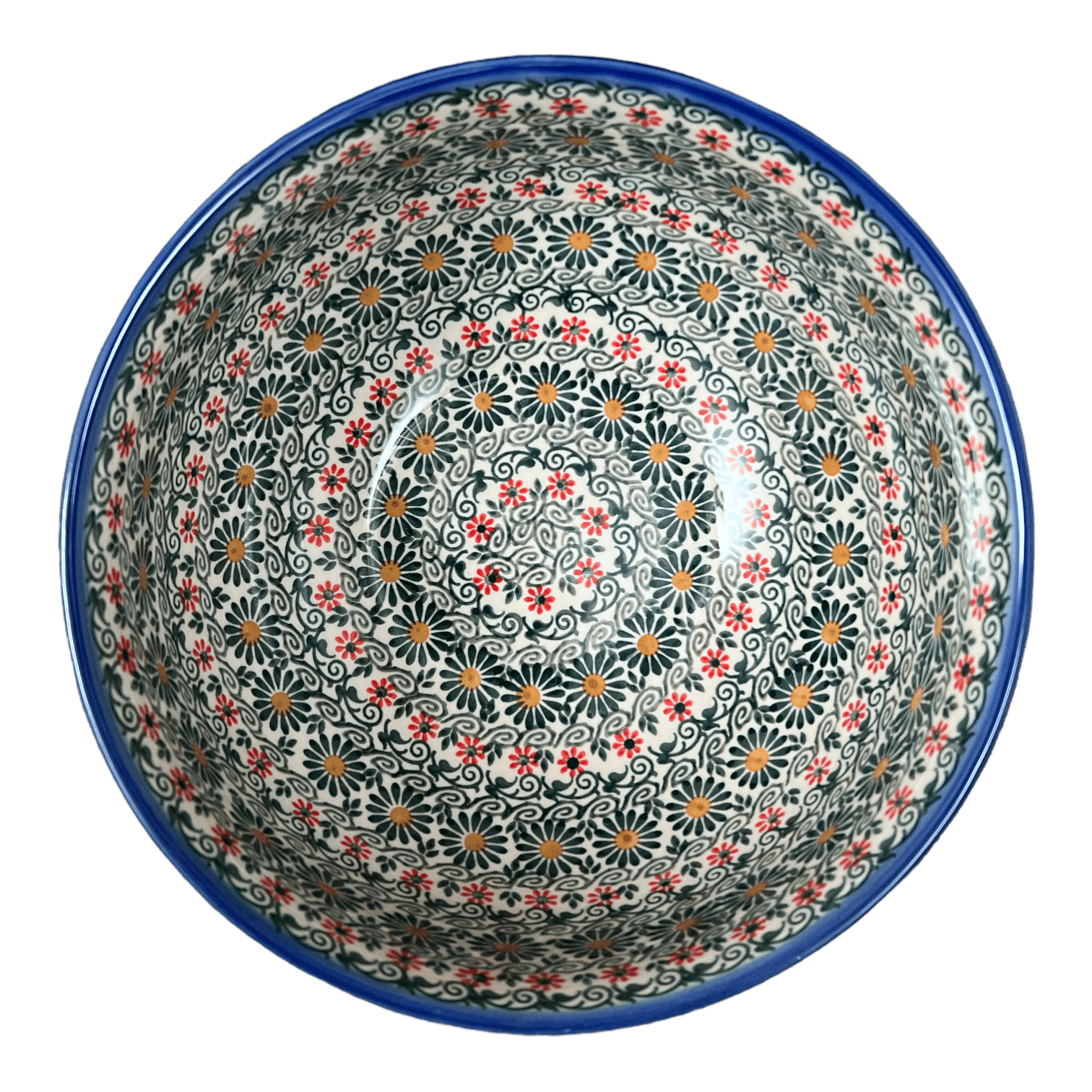 Bowl, Round, Deep, 9" in "Garden Breeze" by Andy | NDA194-A48