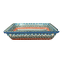 Rectangular Baking Dish, 10.25" x 12.5" in "Teal Pompons" by Andy | NDA264-62