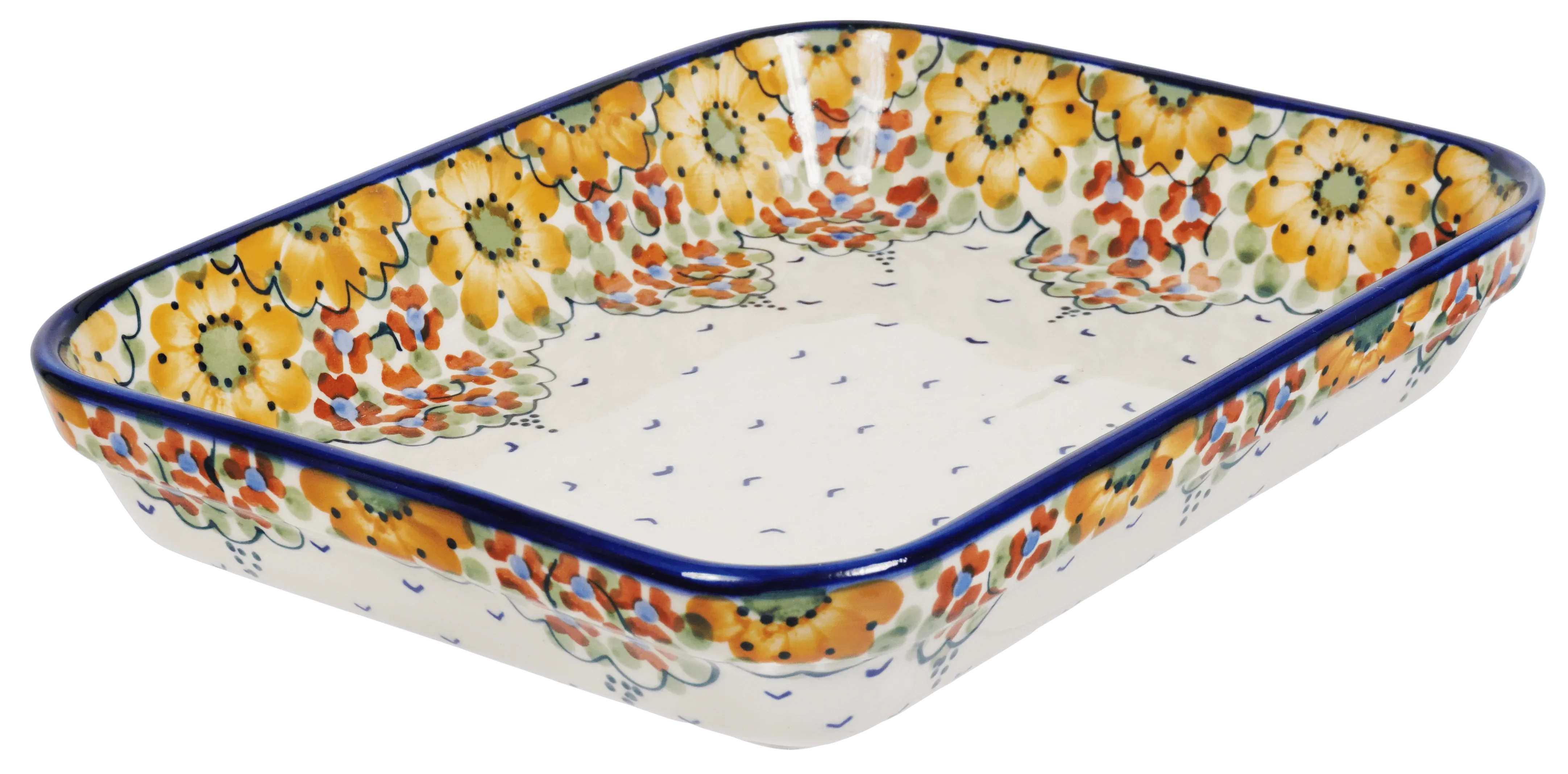 Baker, Rectangular, Shallow, 8"x10" in "Autumn Harvest" by Manufaktura | P103S-LB