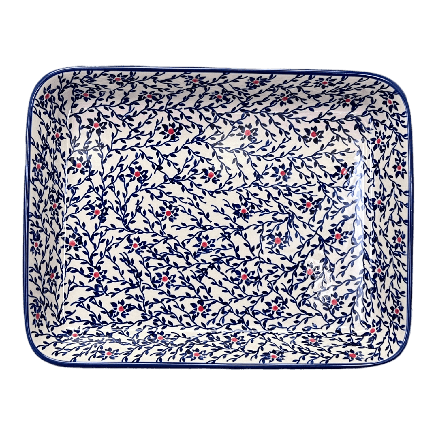 Baker, Rectangular, Shallow, 9" x 11" in "Blue Canopy" by Manufaktura | P104U-IS04