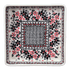 Baker, Square, 8" in "Duet in Black & Red" by Manufaktura | P151S-DPCC