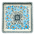 Baker, Square, 8" in "Baby Blue Blossoms" by Manufaktura | P151S-JS49