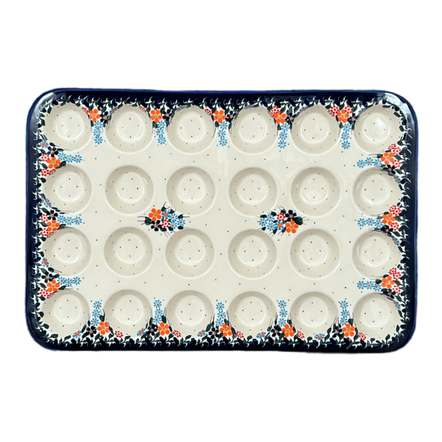 Muffin Pan, 24 Cup Mini, 17" x 11.25" in "Fall Wildflowers" by Andy | NDA168-23