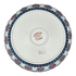 Bowl, Round, Shallow, 12.5" in "Polish Bouquet" by Andy | NDA199-82