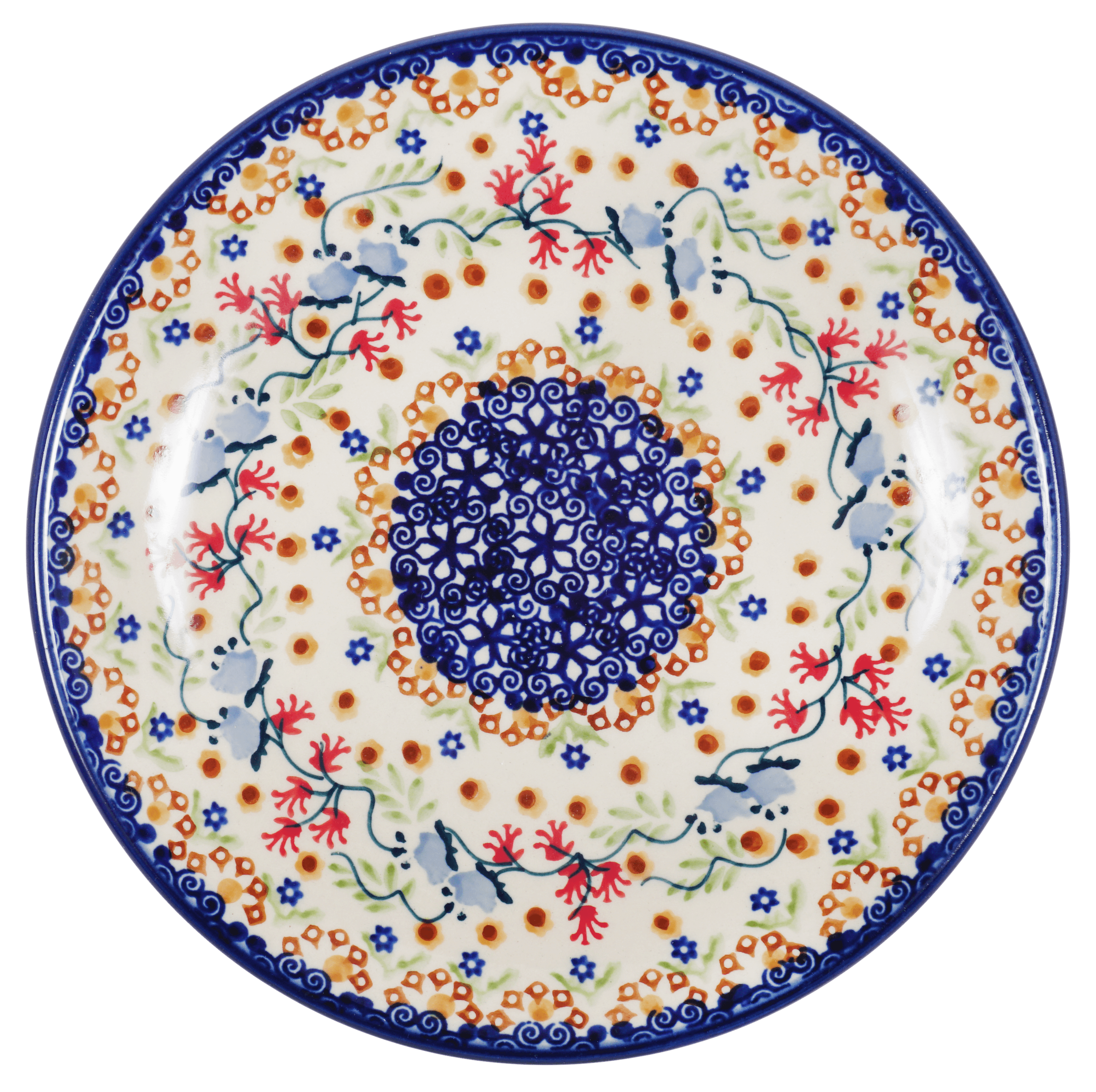 Plate, Round, Dessert, 7.25" in "Wildflower Delight" by Manufaktura | T131S-P273