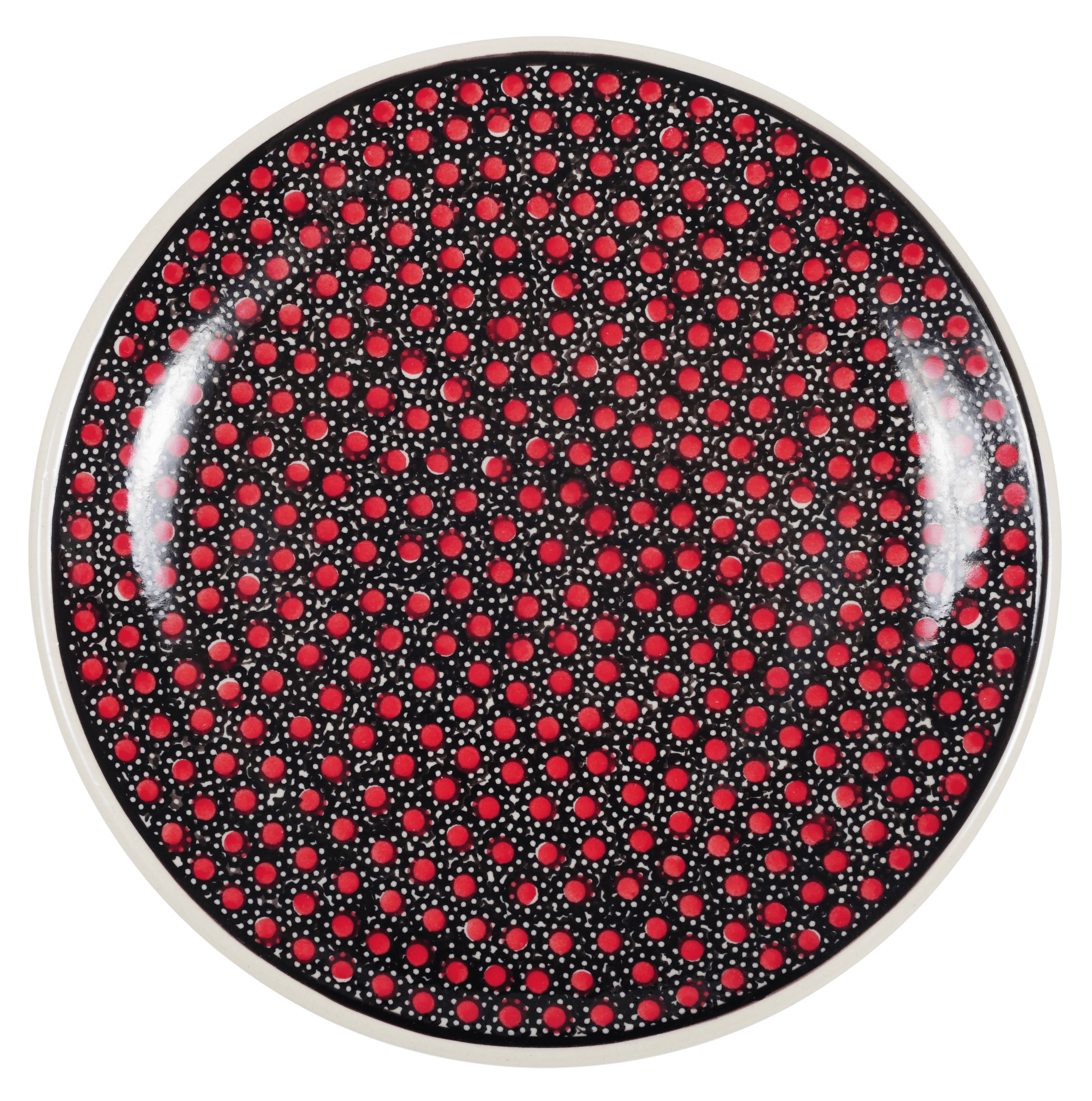 Plate, Round, Dessert, 7.25" in "Scarlet Night" by Manufaktura | T131S-WCZR