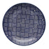 Plate, Round, Dessert, 7.25" in "Blue Basket Weave" by Manufaktura | T131U-32