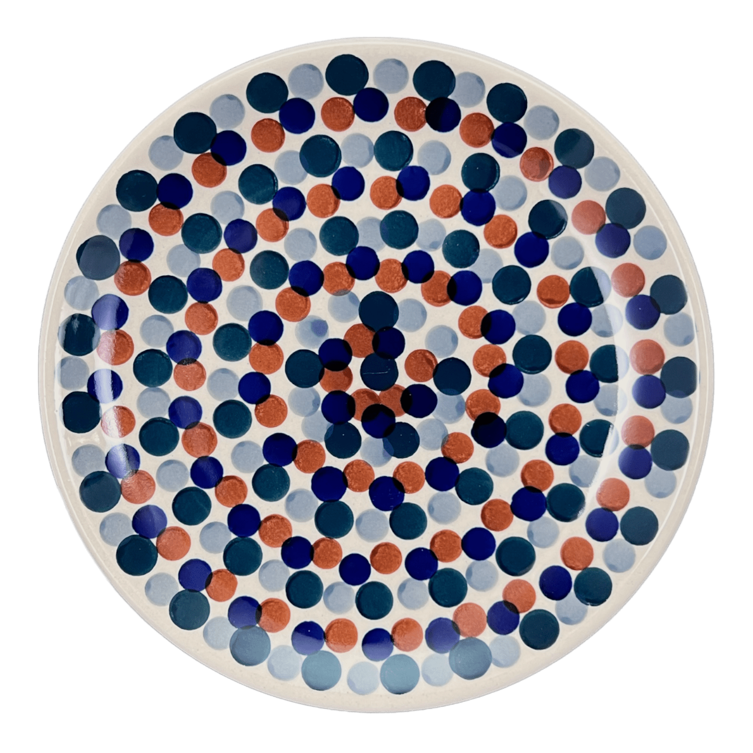 Plate, Round, Dessert, 7.25" in "Fall Confetti" by Manufaktura | T131U-BM01