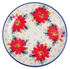 Plate, Round, Dessert, 7.25" in "Zinnia Zest" by Manufaktura | T131U-IS01