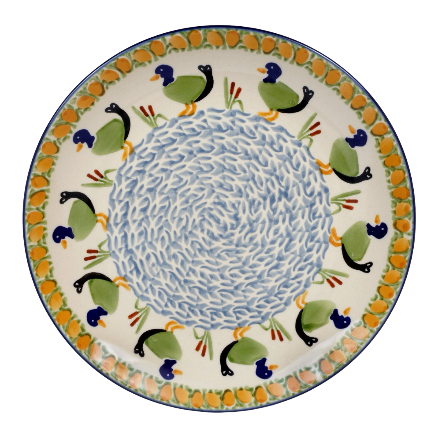 Plate, Round, Dinner, 10" in "Ducks in a Row" by Manufaktura | T132U-P323