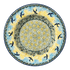 Plate, Round, Soup Plate, 9.25" in "Soaring Swallows" by Manufaktura | T133S-WK57