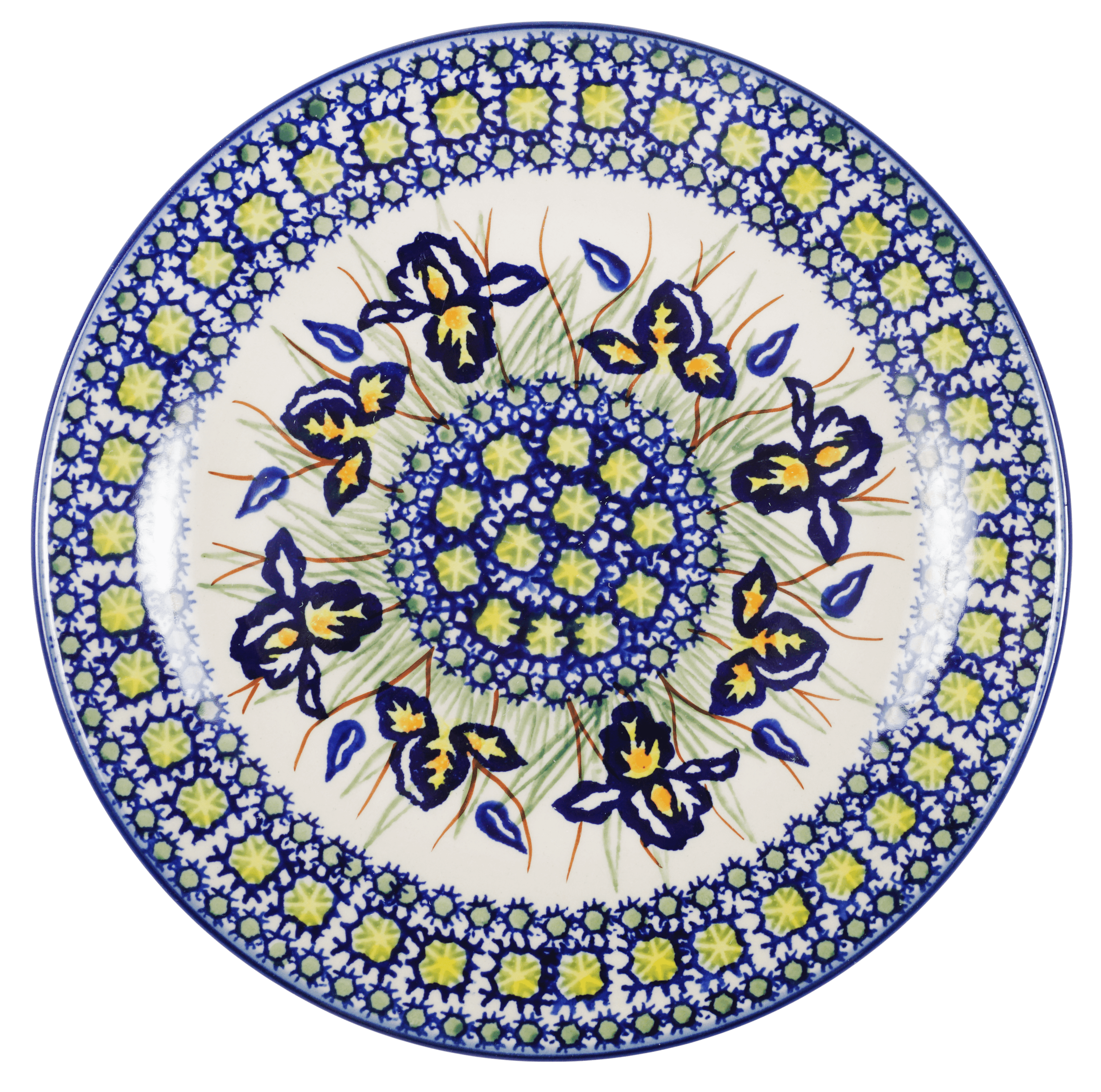 Plate, Round, Salad, 8.5" in "Iris" by Manufaktura | T134S-BAM