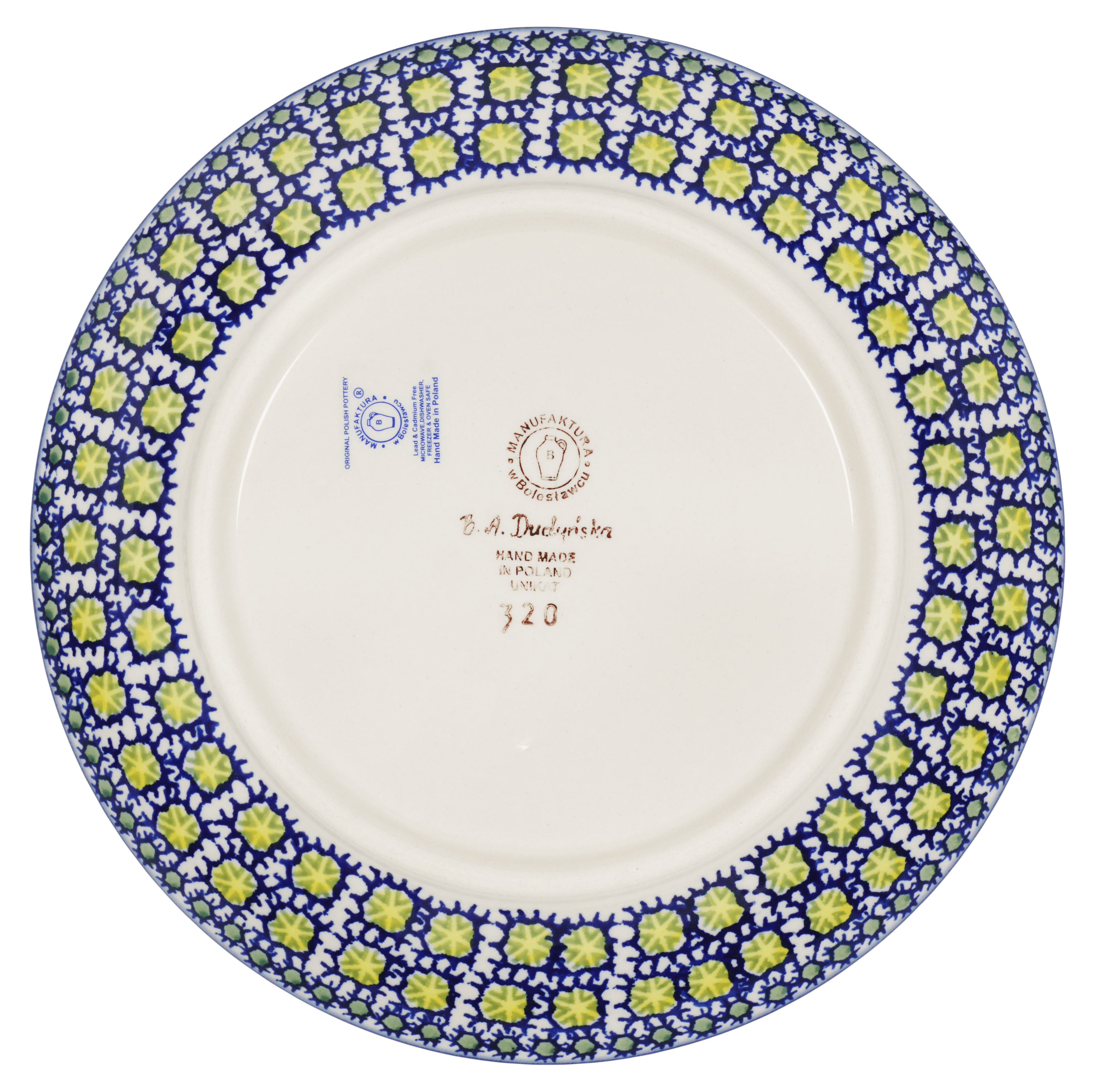 Plate, Round, Salad, 8.5" in "Iris" by Manufaktura | T134S-BAM