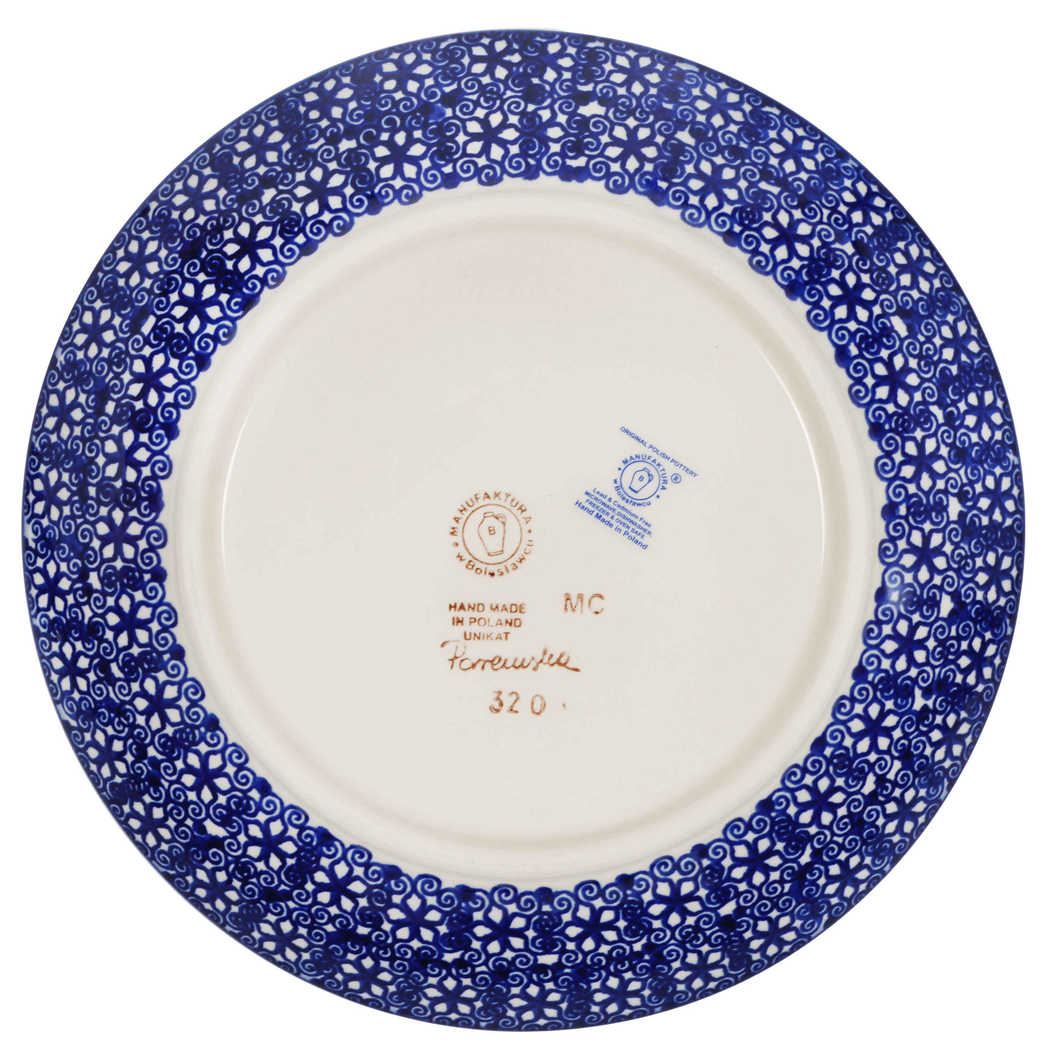 Plate, Round, Salad, 8.5" in "Floral Fantasy" by Manufaktura | T134S-P260