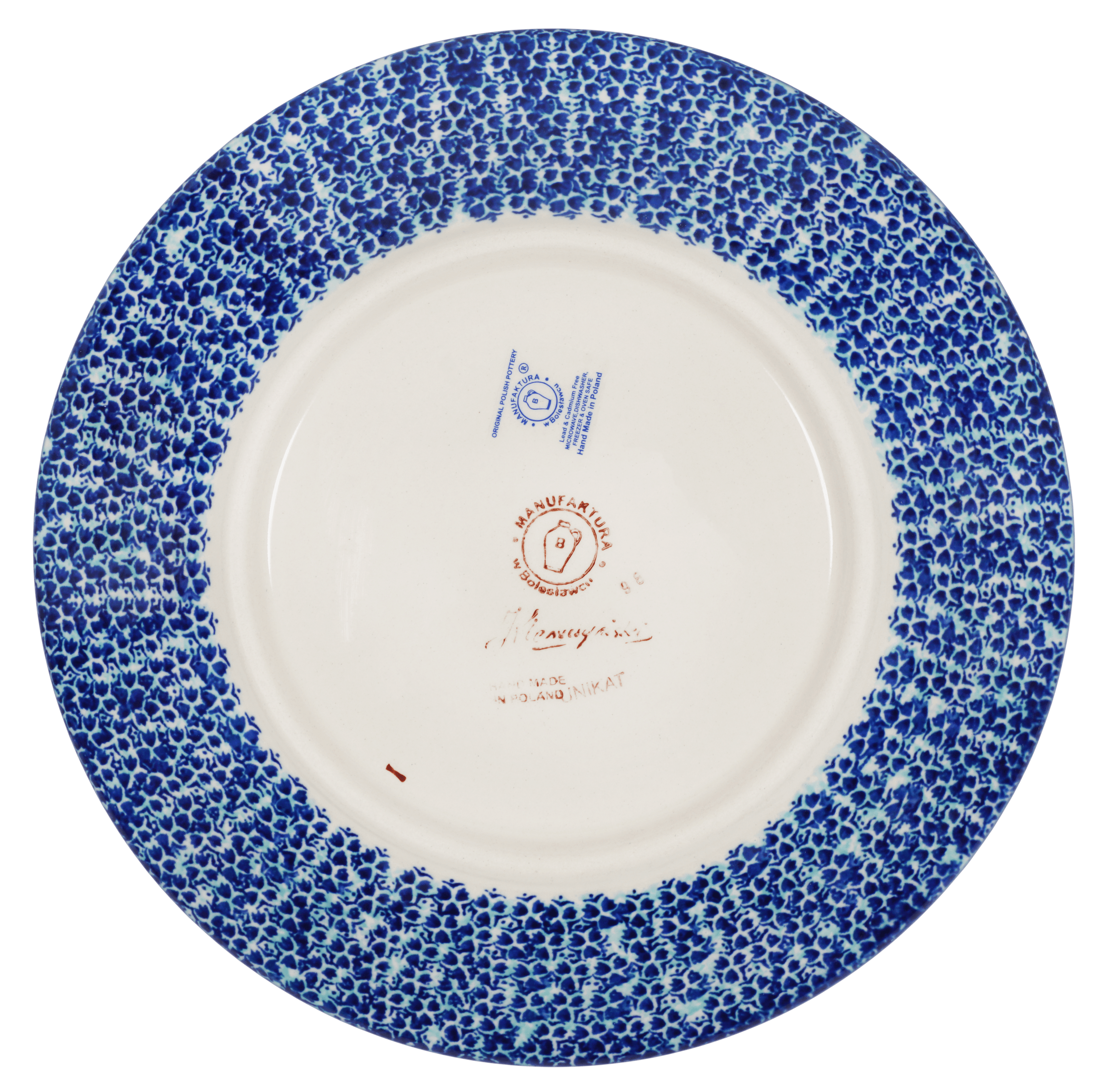 Plate, Round, Salad, 8.5" in "Butterfly Bliss" by Manufaktura | T134S-WK73