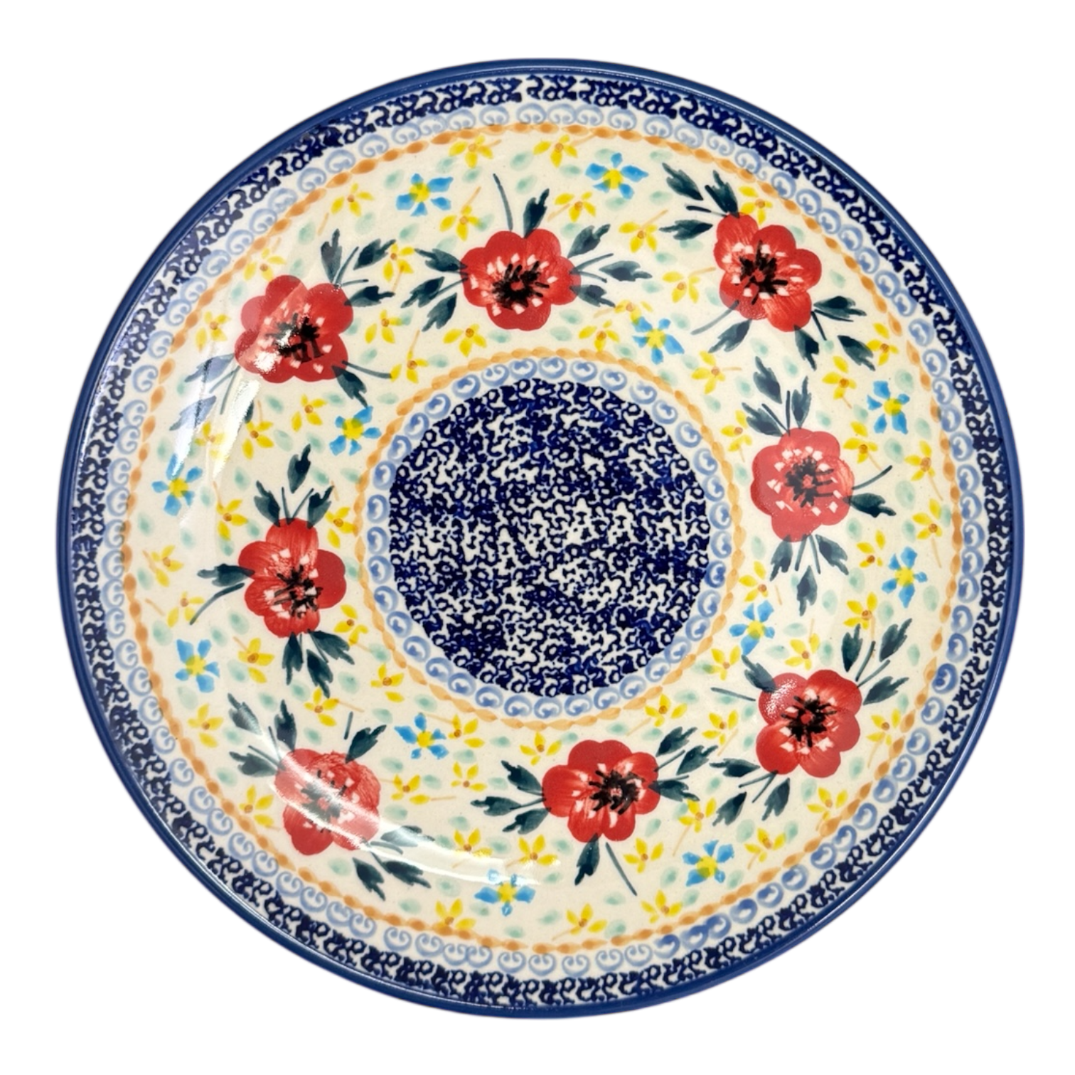 Plate, Round, Salad, 8.5" in "Brilliant Wreath" by Manufaktura | T134S-WK78