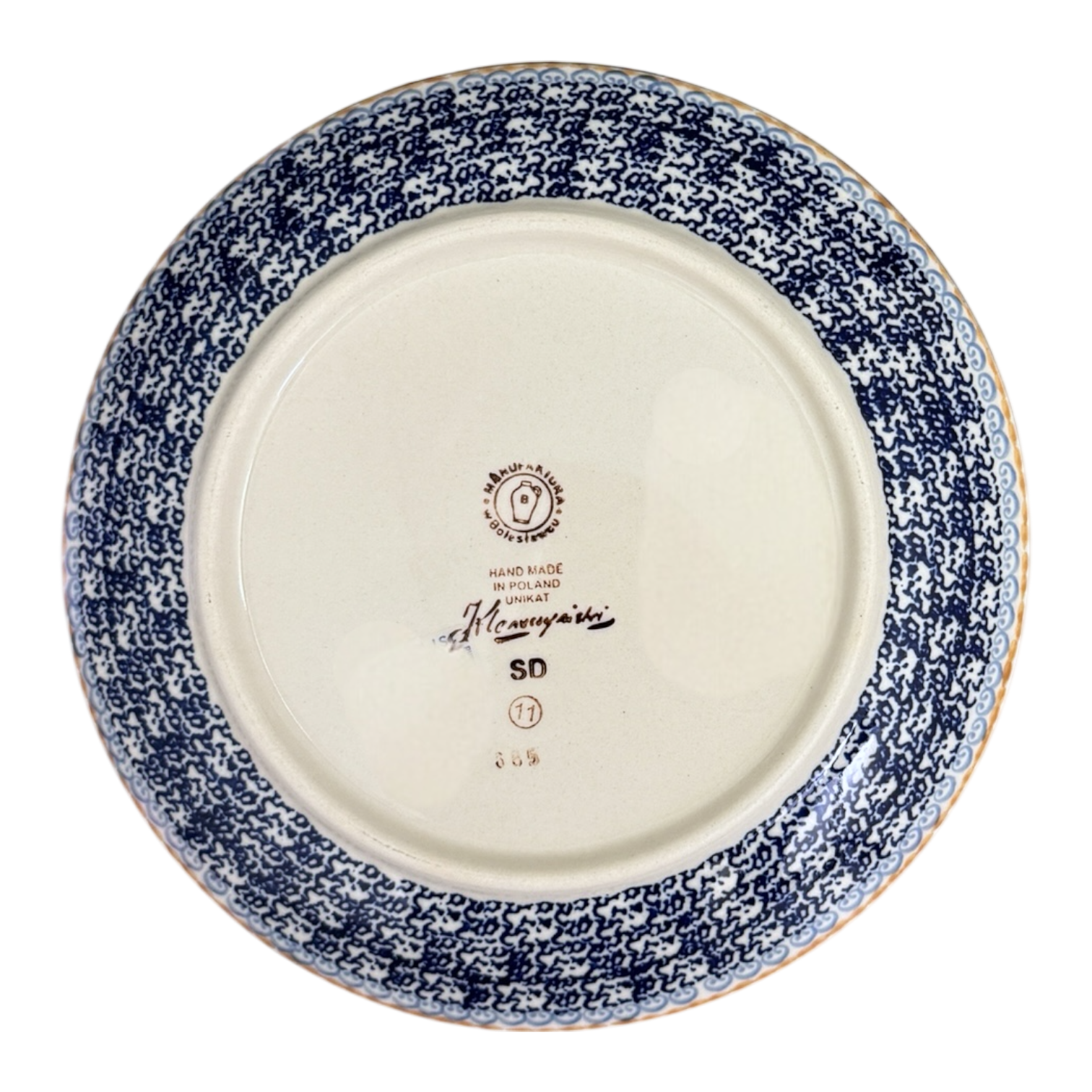 Plate, Round, Salad, 8.5" in "Brilliant Wreath" by Manufaktura | T134S-WK78