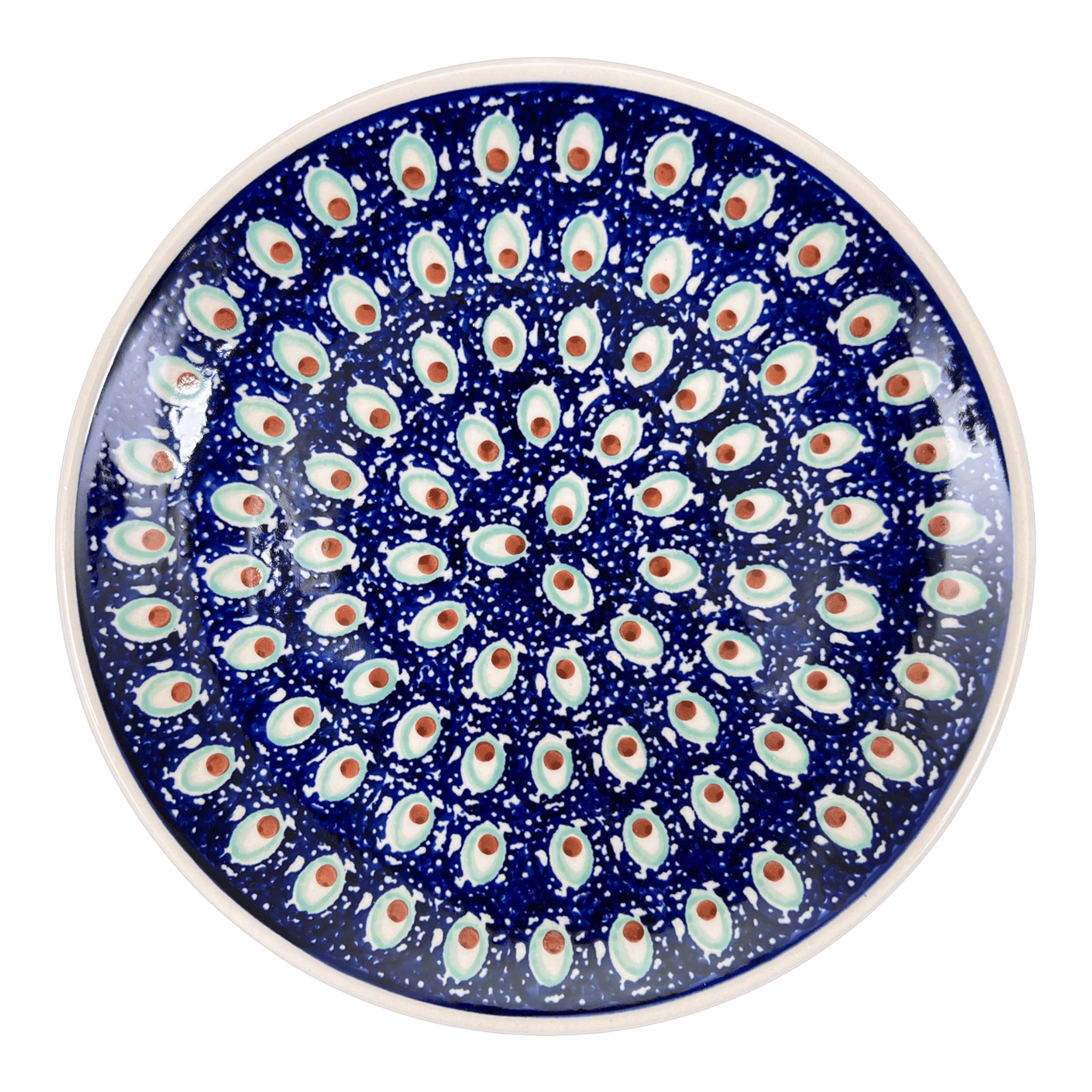 Plate, Round, Salad, 8.5" in "Fish Eyes" by Manufaktura | T134T-31