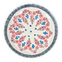 Plate, Round, Salad, 8.5" in "Floral Symmetry" by Manufaktura | T134T-DH18