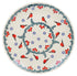Plate, Round, Salad, 8.5" in "Red Bird" by Manufaktura | T134T-GILE