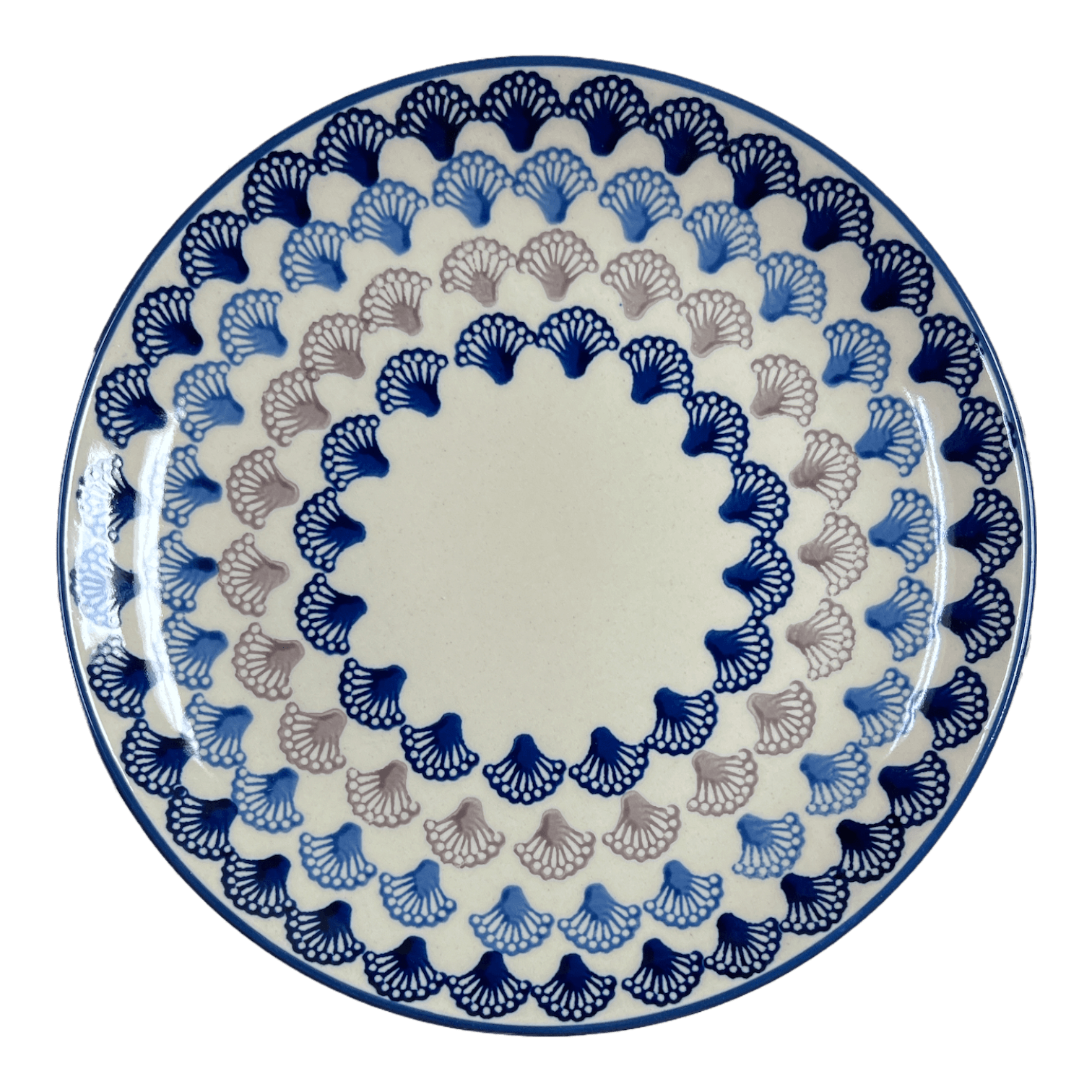 Plate, Round, Salad, 8.5" in "Fan-Tastic" by Manufaktura | T134T-GP18