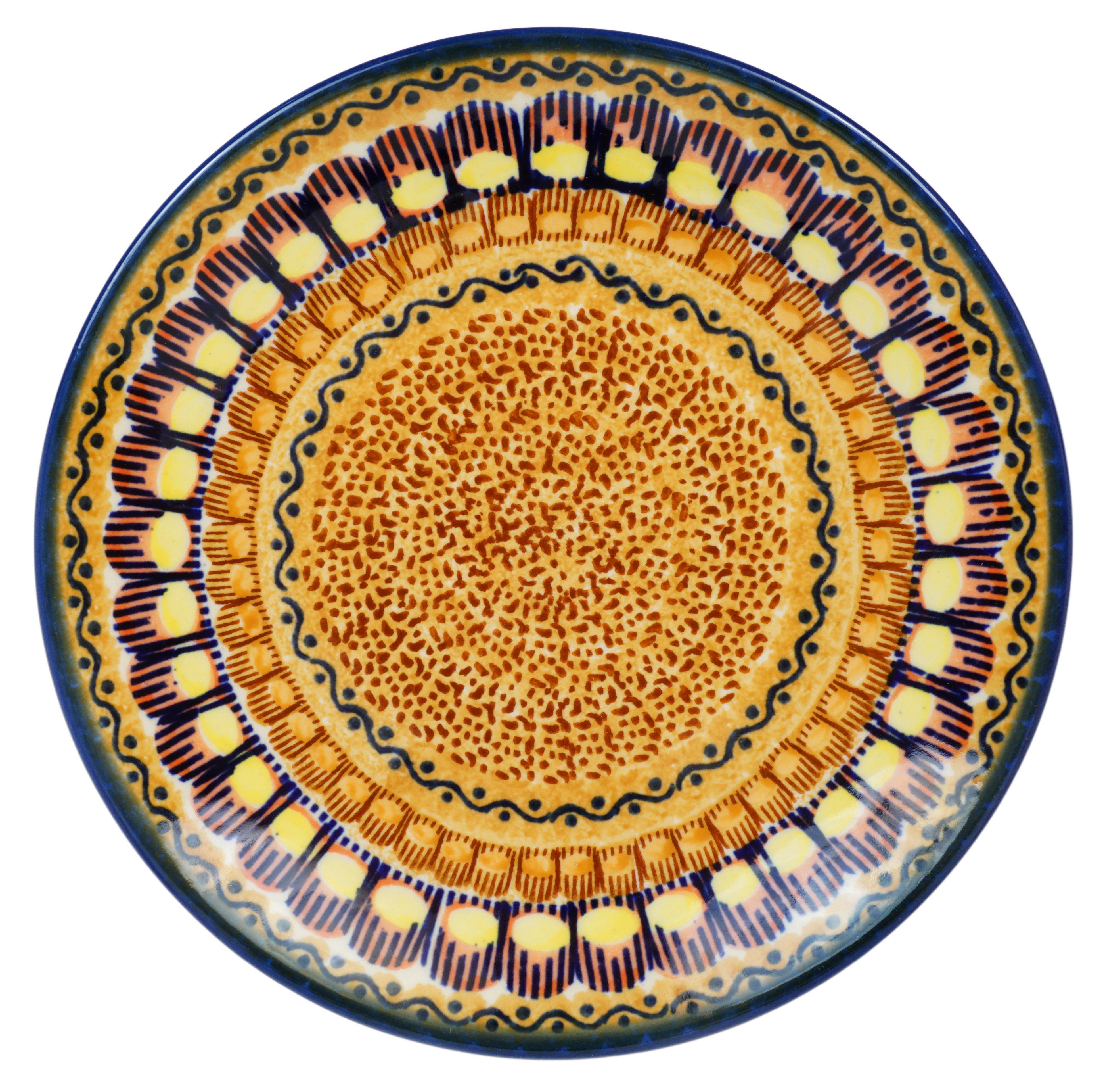 Plate, Round, Salad, 8.5" in "Desert Sunrise" by Manufaktura | T134U-KLJ