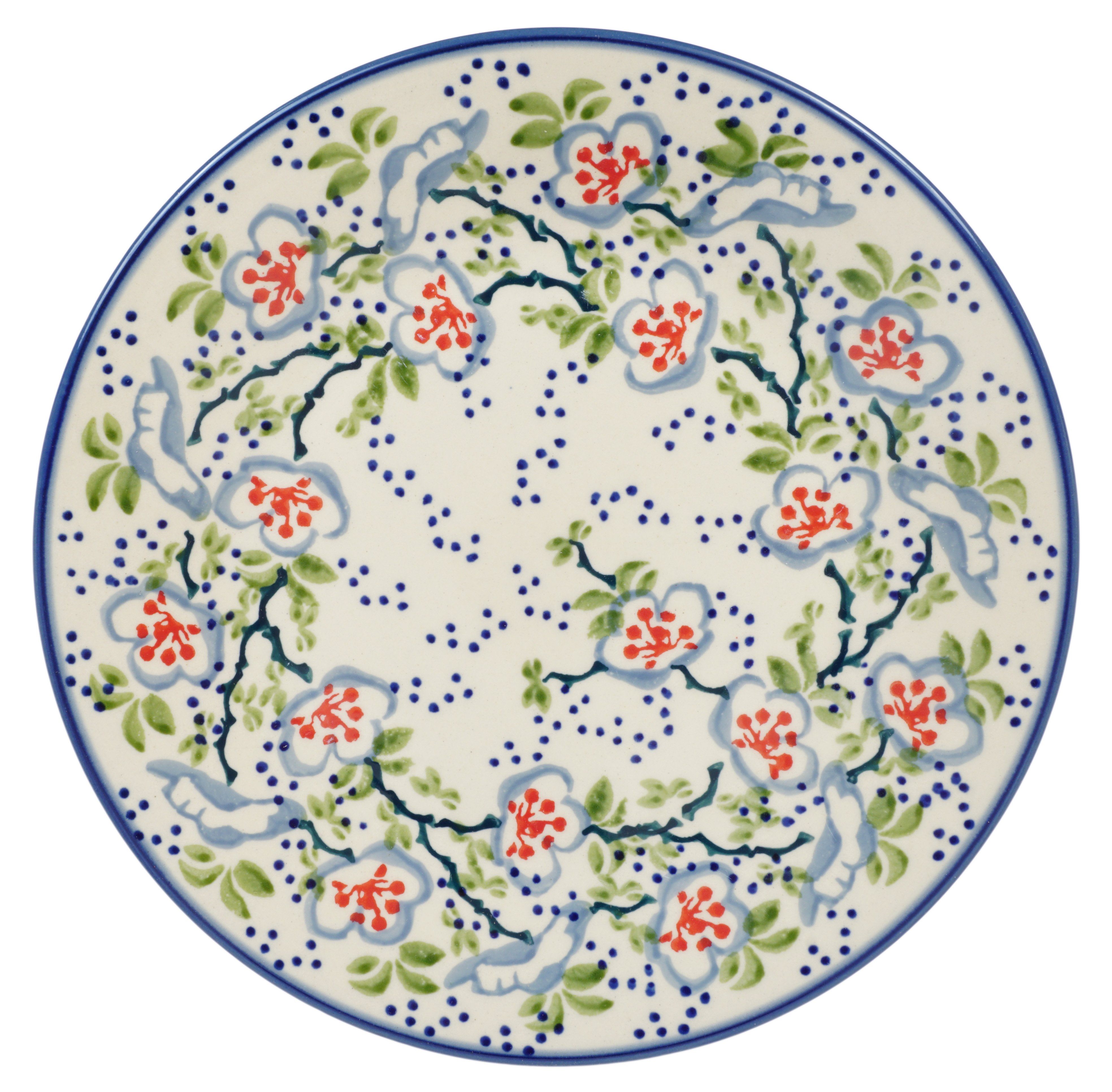 Plate, Round, Salad, 8.5" in "Flowers & Lace" by Manufaktura | T134U-P372