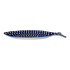 Plate, Fish-Shaped, 14.5" x 6.5", WR (WR13O) in "Dot to Dot" by W.R. Ceramika | WR13O-SM2