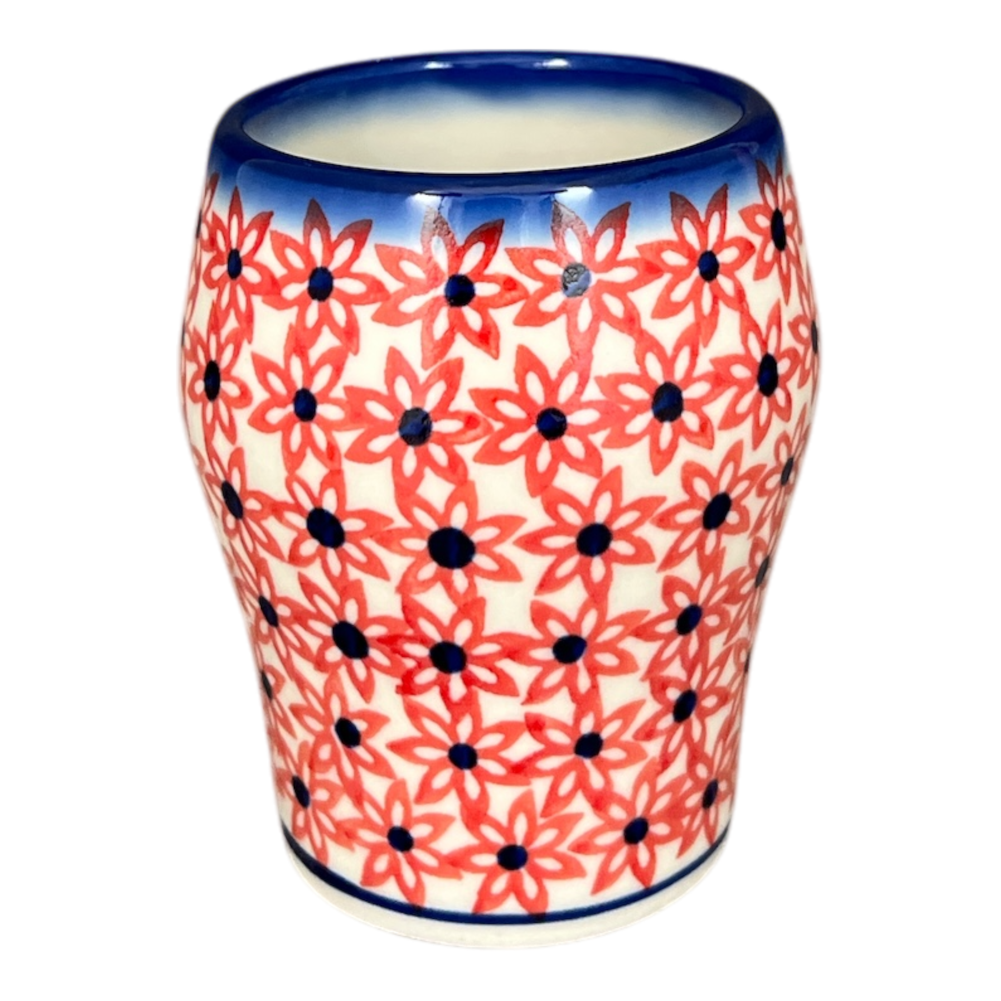Wine Cup, 6 oz, WR (WR14K) in "Blazing Starflower" by W.R. Ceramika | WR14K-WR25