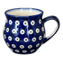 Mug, Belly Mug, 8 oz Small, WR (WR14N) in "Dot to Dot" by W.R. Ceramika | WR14N-SM2
