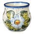 Mug, Belly Mug, 8 oz Small, WR (WR14N) in "Strawberries & Blossoms" by W.R. Ceramika | WR14N-WR2
