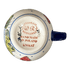 Mug, Belly Mug, 8 oz Small, WR (WR14N) in "Strawberries & Blossoms" by W.R. Ceramika | WR14N-WR2