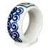 Napkin Ring, 2", WR (WR18B) in "Greek Columns" by W.R. Ceramika | WR18B-NP20