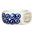 Napkin Ring, 2", WR (WR18B) in "Greek Columns" by W.R. Ceramika | WR18B-NP20
