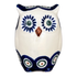 Figurine, Owl, 3" Small, WR (WR40J) in "Peacock in Line" by W.R. Ceramika | WR40J-SM1