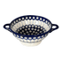 Bowl, Round, Colander/Berry, 7.75", WR (WR62A) in "Peacock in Line" by W.R. Ceramika | WR62A-SM1