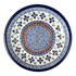Plate, Round, 9.5" in "Blue Mosaic Flower" by Zaklady | Y1001-A221A