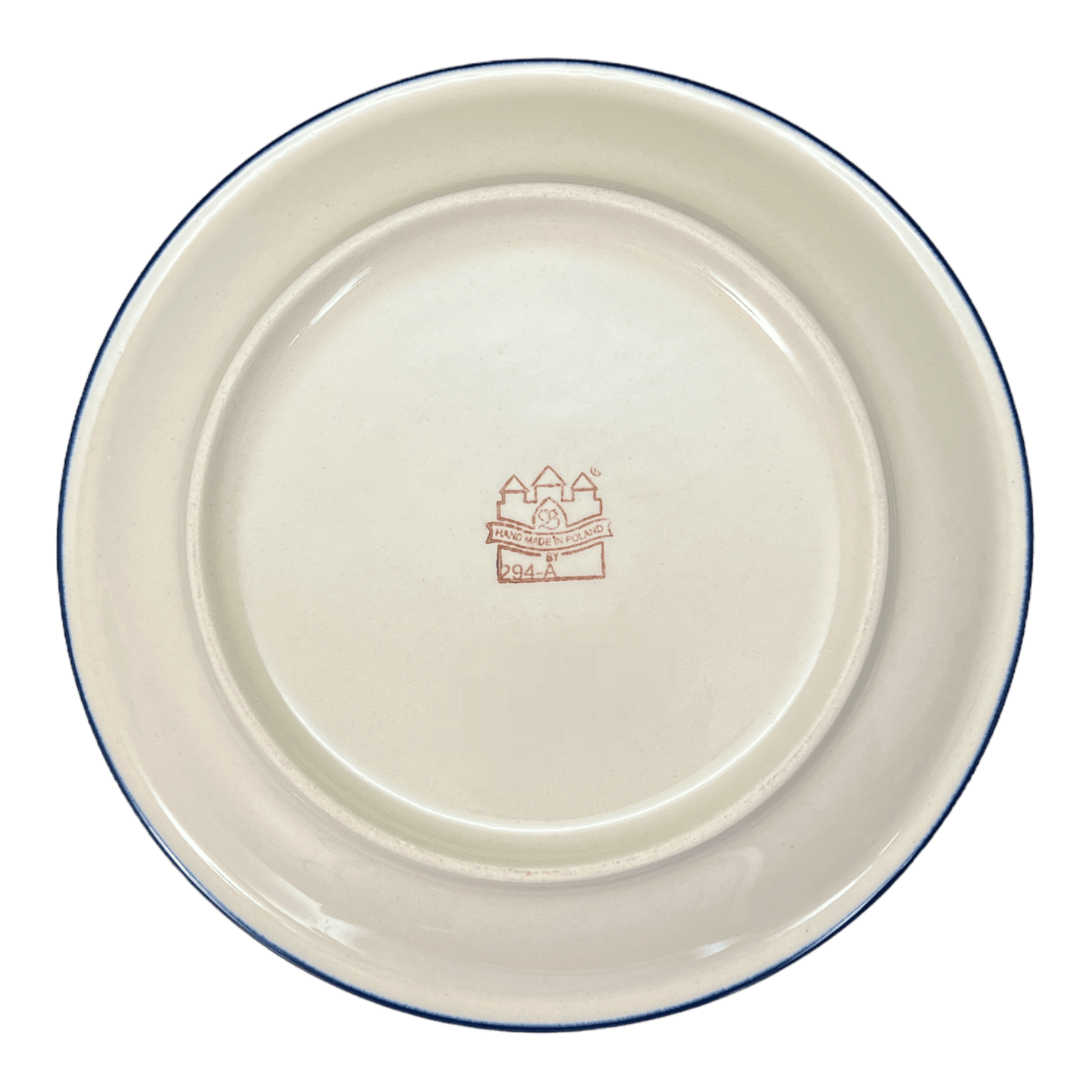 Plate, Round, 9.5" in "Garden Party Blues" by Zaklady | Y1001-DU50