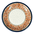 Plate, Round, 9.5" in "Orange Wreath" by Zaklady | Y1001-DU52