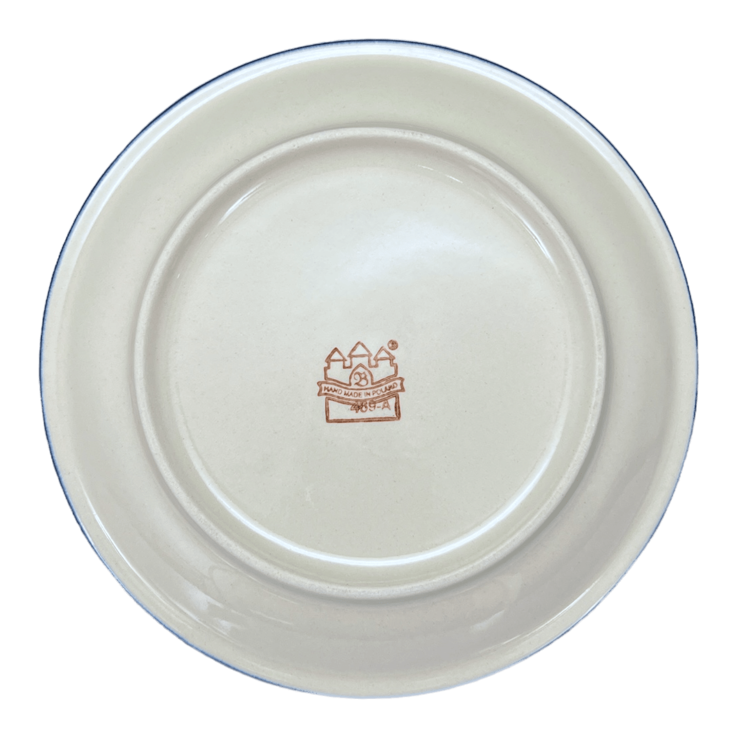 Plate, Round, 9.5" in "Orange Wreath" by Zaklady | Y1001-DU52