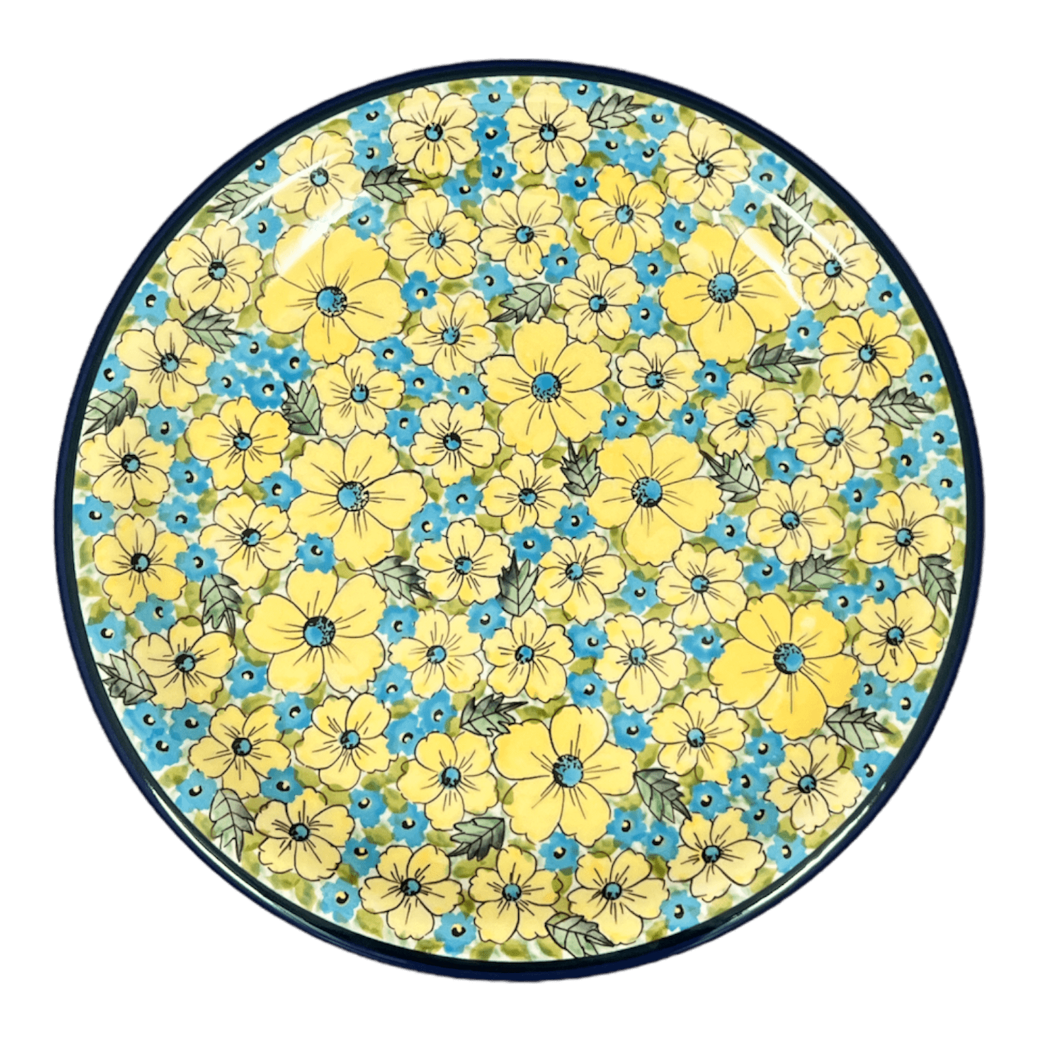 Plate, Round, Dinner, 10.75" Plate in "Sunny Meadow" by Zaklady | Y1014-ART332