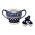 Bowl, Bird, Sugar Bowl, 11 oz in "Grecian Dot" by Zaklady | Y1234-D923