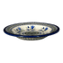 Plate, Round, Soup, 9.25" in "Blue Tulips" by Zaklady | Y1419A-ART160
