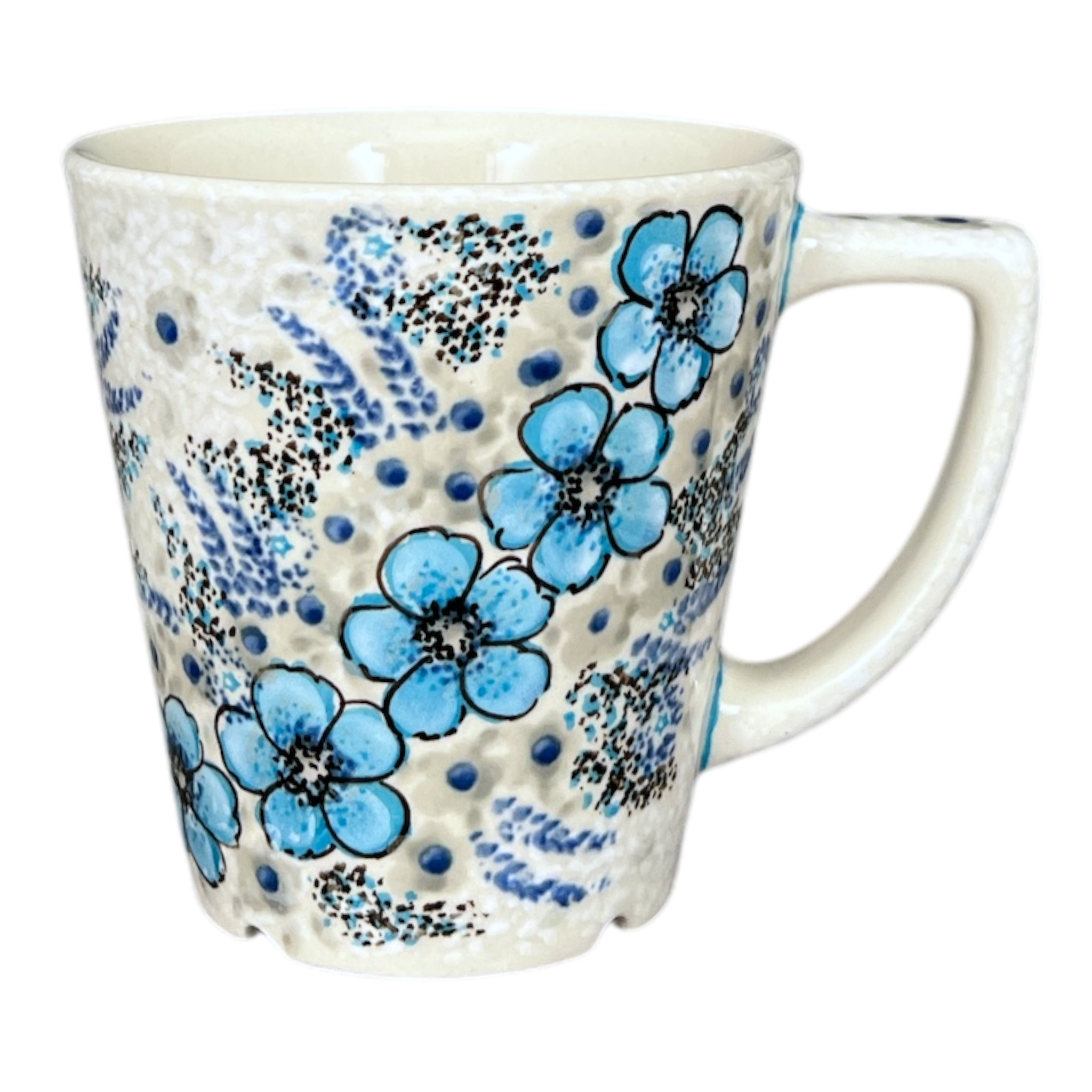 Mug, Tulip, 14 oz in "Something Blue" by Zaklady | Y1920-ART374