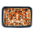 Sauce Dish, Rectangular, 3.75" x 2.75" Tiny in "Orange Wreath" by Zaklady | Y2024-DU52